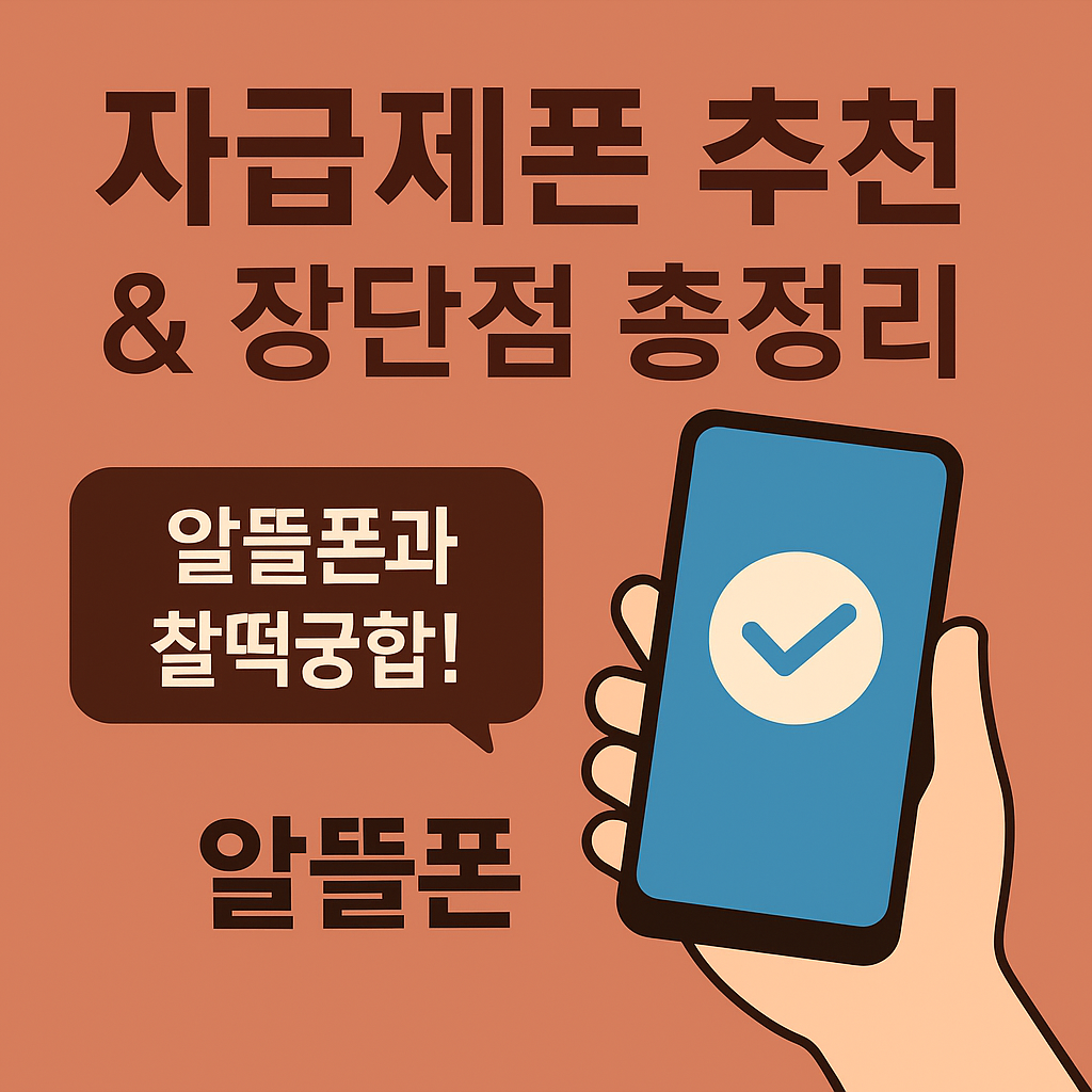 자급제폰 추천 &amp; 장단점 총정리 &ndash; 알뜰폰과 찰떡궁합!