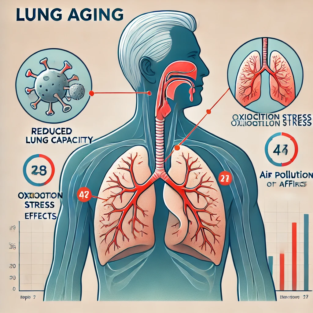 "폐 노화가 진행되는 주요 원인과 호흡 기능 저하 메커니즘"
