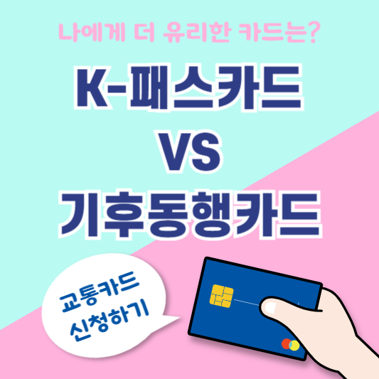 K패스카드 vs 기후동행카드