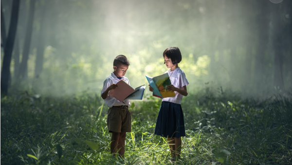 아시아 vs 유럽 교육환경에 대한 이미지