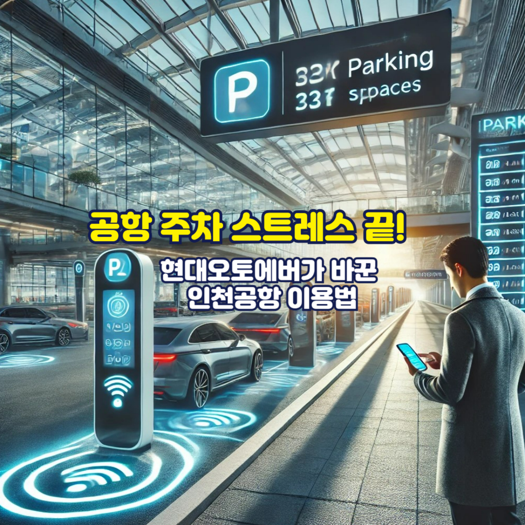 공항 주차 스트레스 끝! 현대오토에버가 바꾼 인천공항 이용법