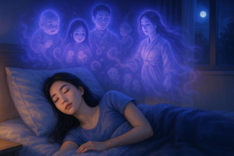 귀신 나오는 꿈 - 귀신에 관련된 여러 형태와 상황별 꿈 해몽