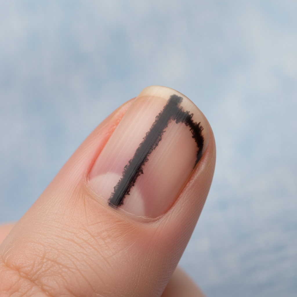 손톱 검은세로줄&amp;#44; &amp;#39;이 변화&amp;#39; 보이면 당장 병원 가세요! 흑색종 시그널