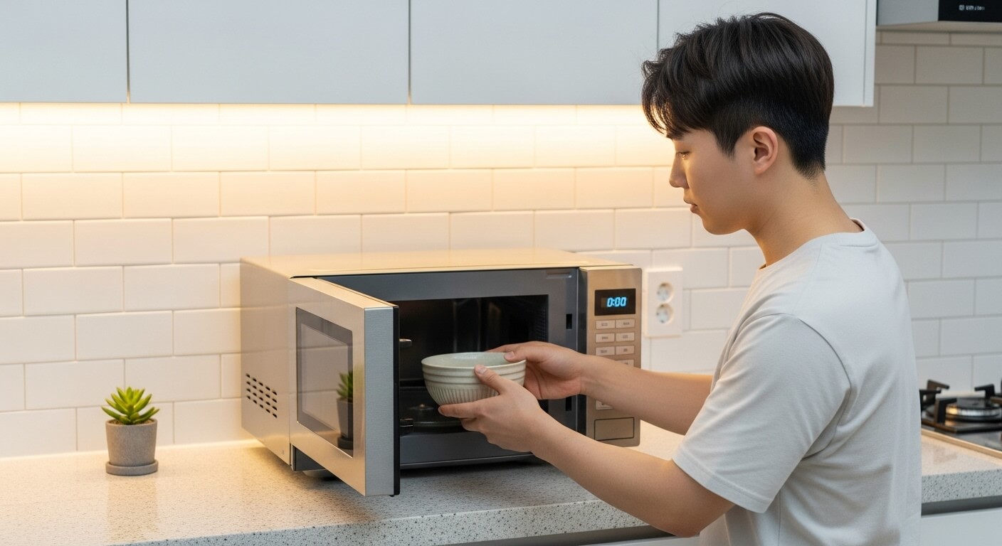전자레인지 청소 간단하게 하는 방법