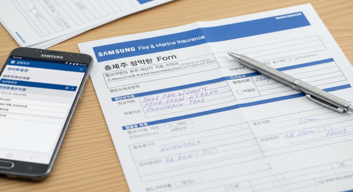 삼성화재 운전자보험 보상청구 서류