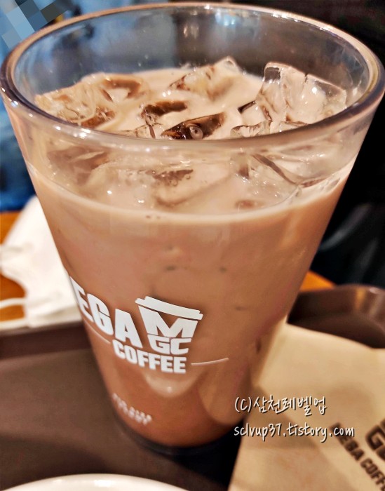 메가커피 아이스 초코