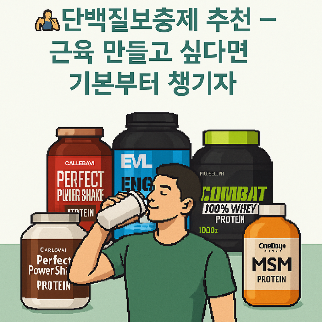 단백질보충제