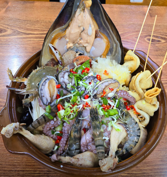 생생정보 해신닭칼국수 울산 동구 대왕암돌미역칼국수