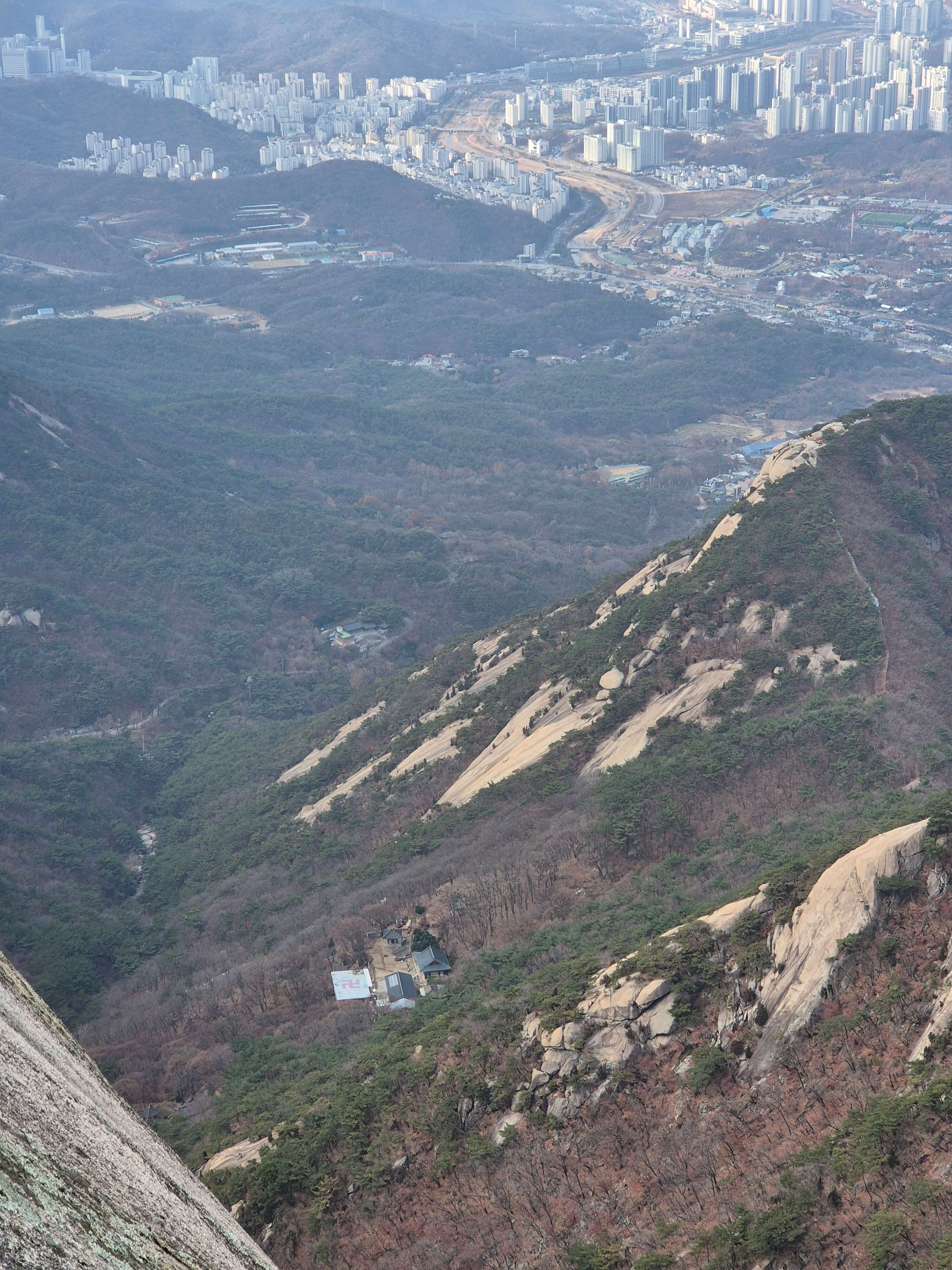 북한산 백운대 정상