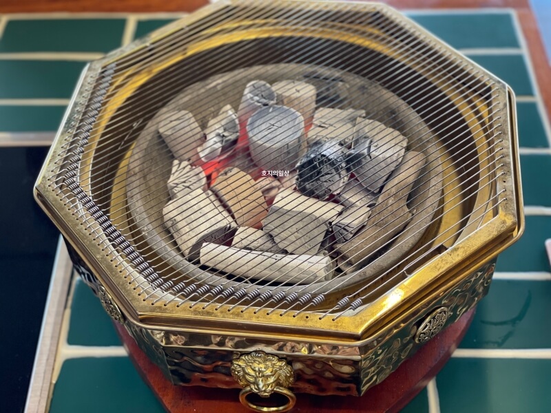 오이도 맛집 해화로 화로 생선구이 후기 - 숯불 화로