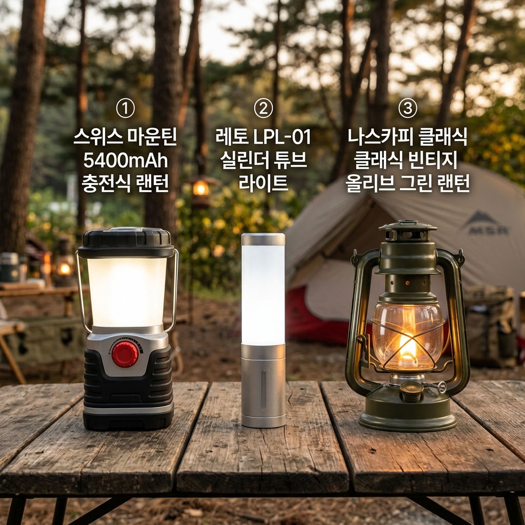 캠핑랜턴 고르는법 실사용 후기