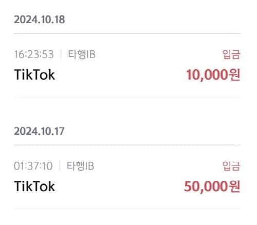 틱톡라이트입금