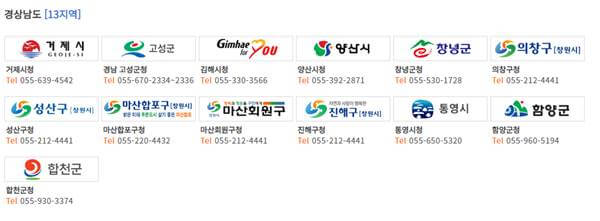 경상남도-주차단속-알림지역