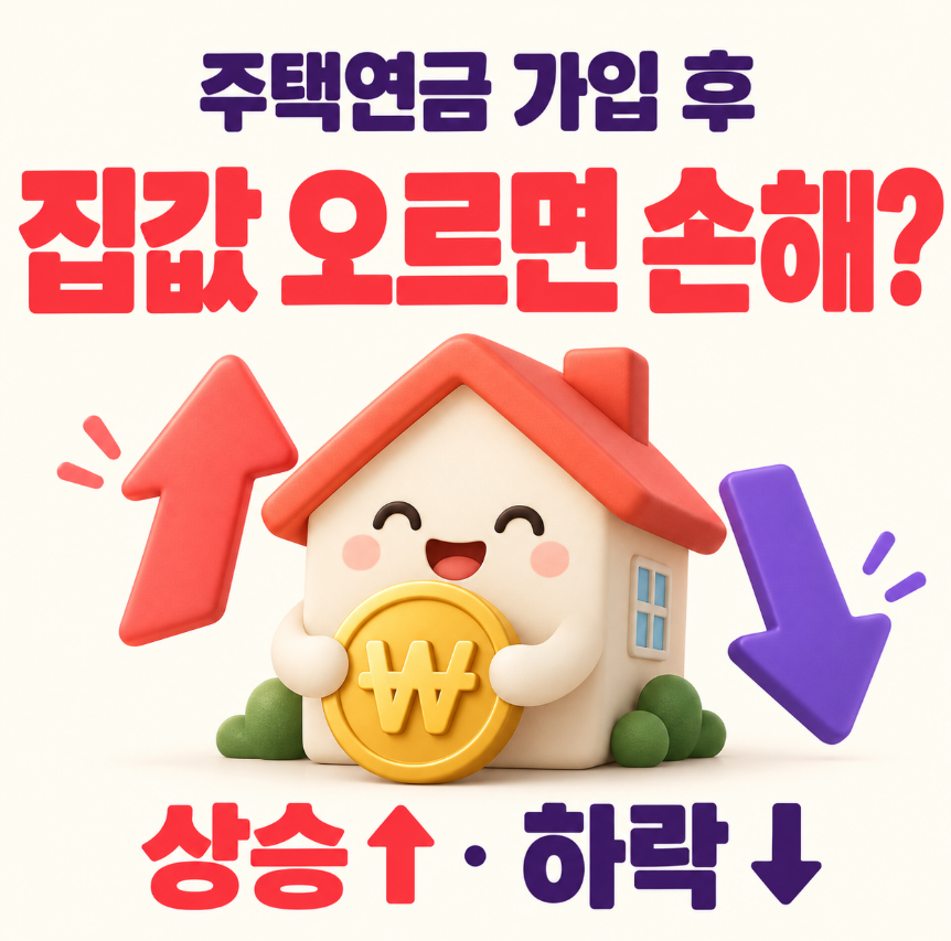 주택연금 가입 후 집값 오르면 손해일까?|집값 상승·하락 시 실제 영향