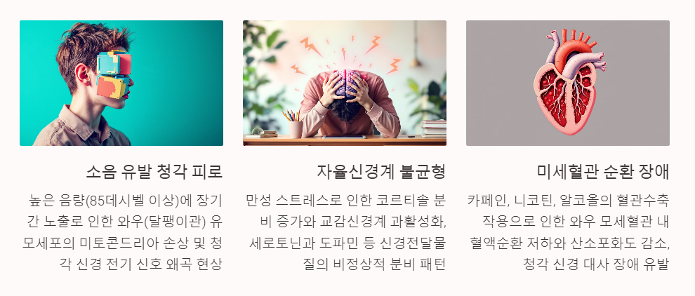 일시적인 이명의 원인