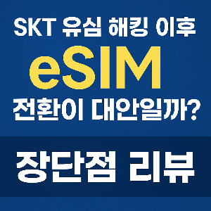 SKT 유심 해킹 e SIM으로