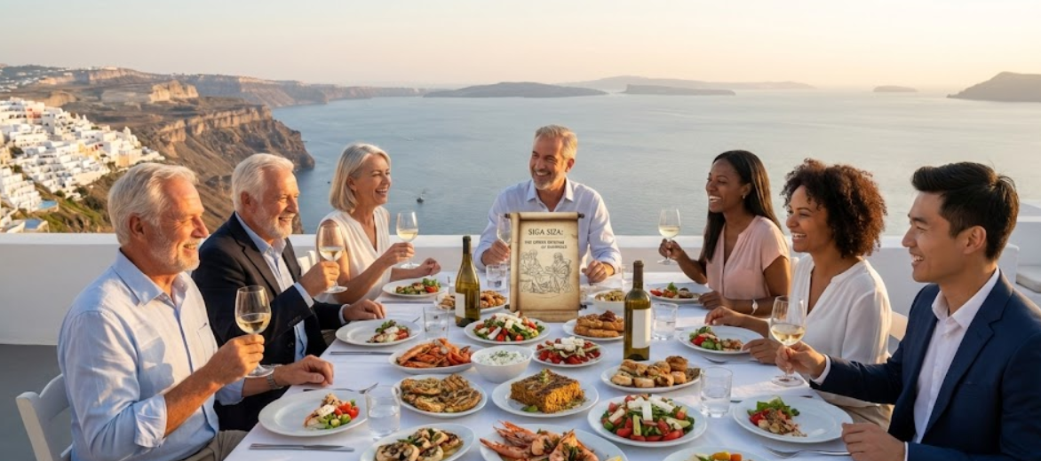 그리스 식사 접대