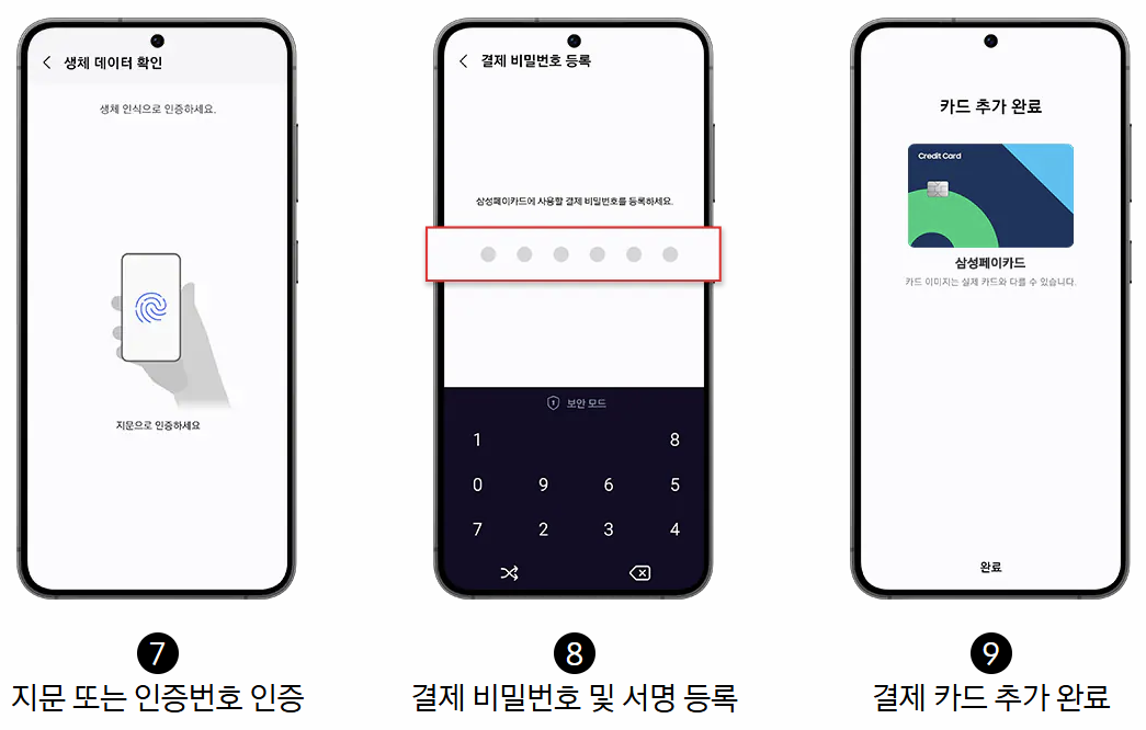 삼성월렛에 카드 등록 방법 이미지