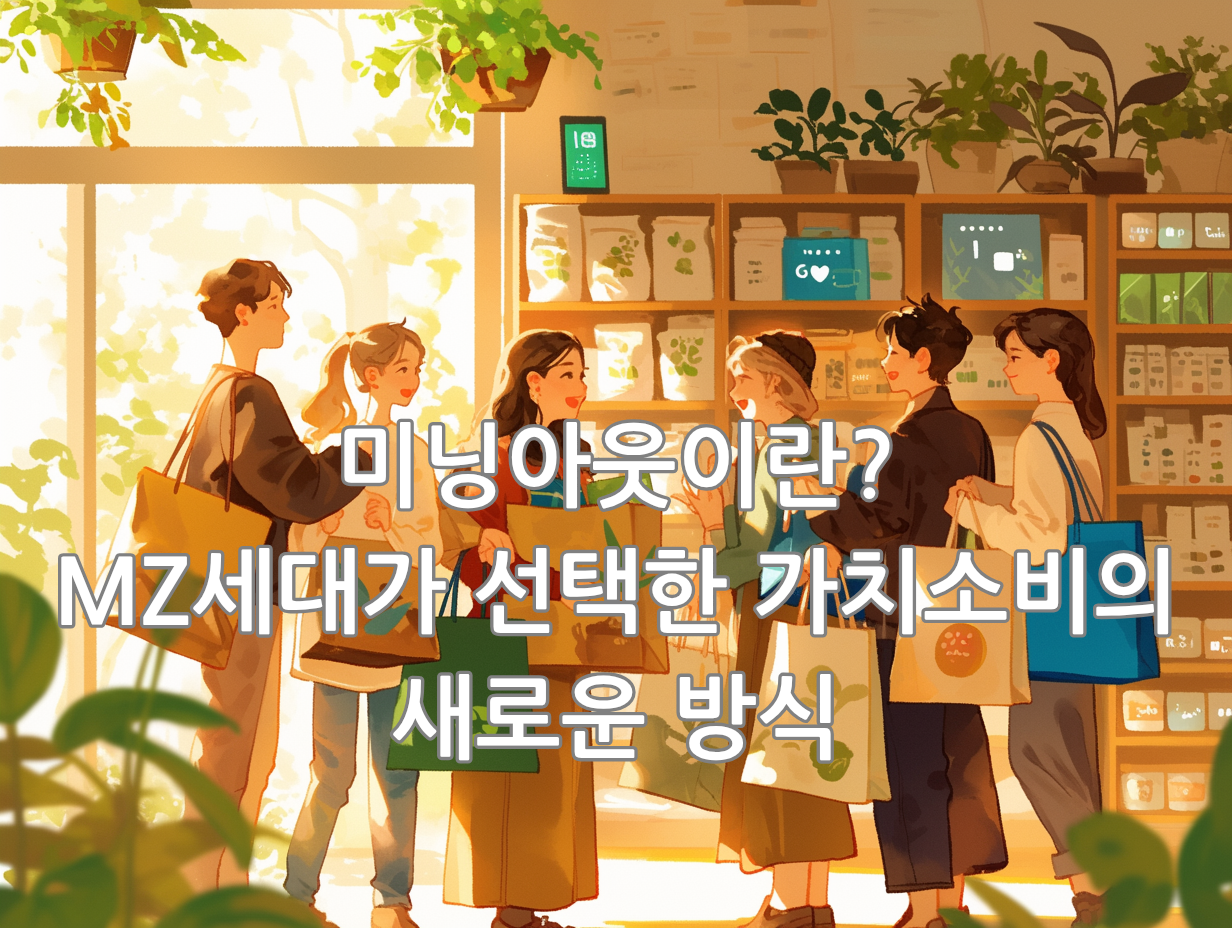 미닝아웃이란? MZ세대가 선택한 가치소비의 새로운 방식
