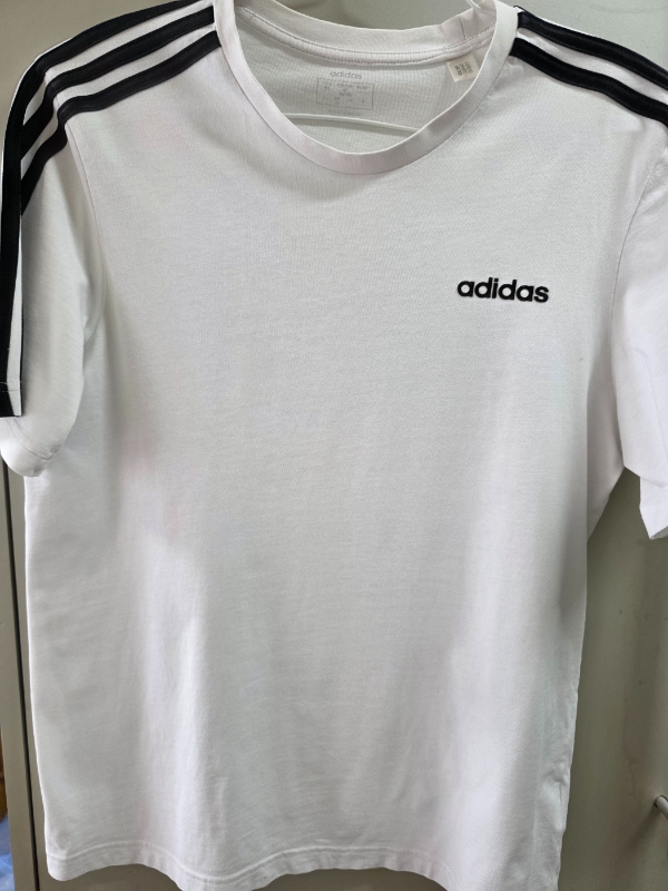 과탄산 표백 후 자연건조, 완성된 표백 티셔츠