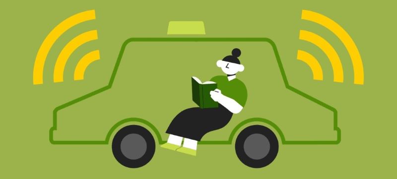 무인택시 시대 관련 일러스트 이미지 < 출처 : 롯데카드 >