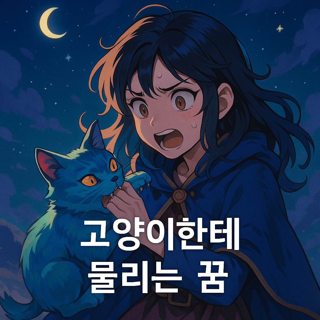 고양이한테 물리는 꿈