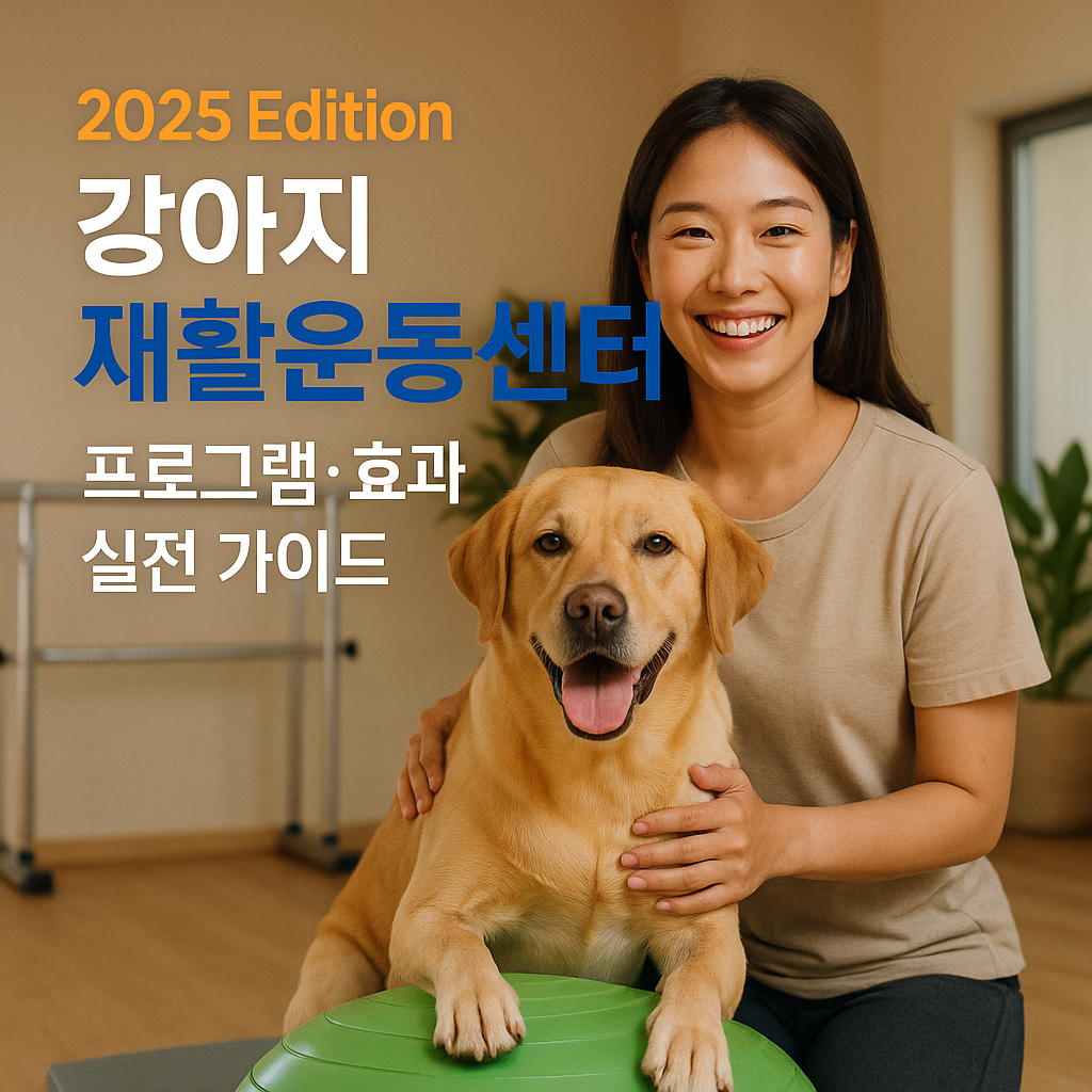 강아지 재활운동센터 2025 Edition | 프로그램·효과 실전 가이드