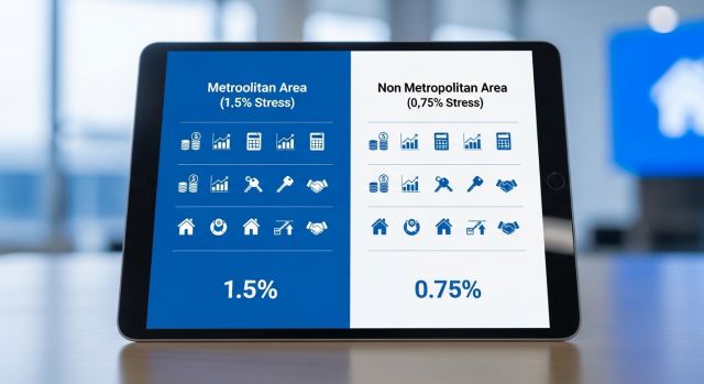 2026년 3월 수도권 및 지방 스트레스 DSR 가산금리 차등 적용 비교 이미지