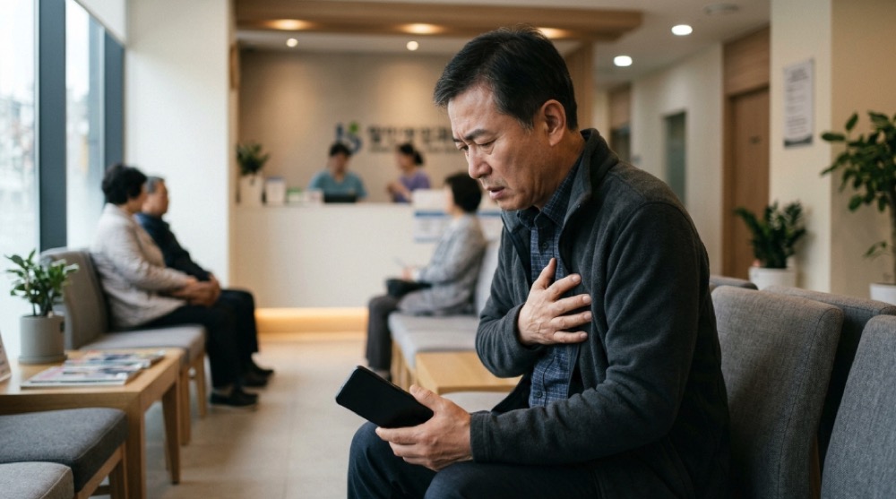 가슴이두근거리는이유-병원주의