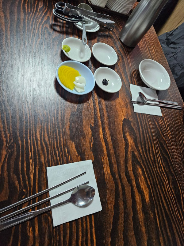 금문도 테이블세팅