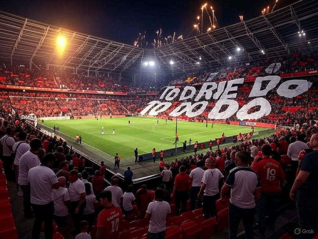 "유로파리그 팬 응원 열기 2025"