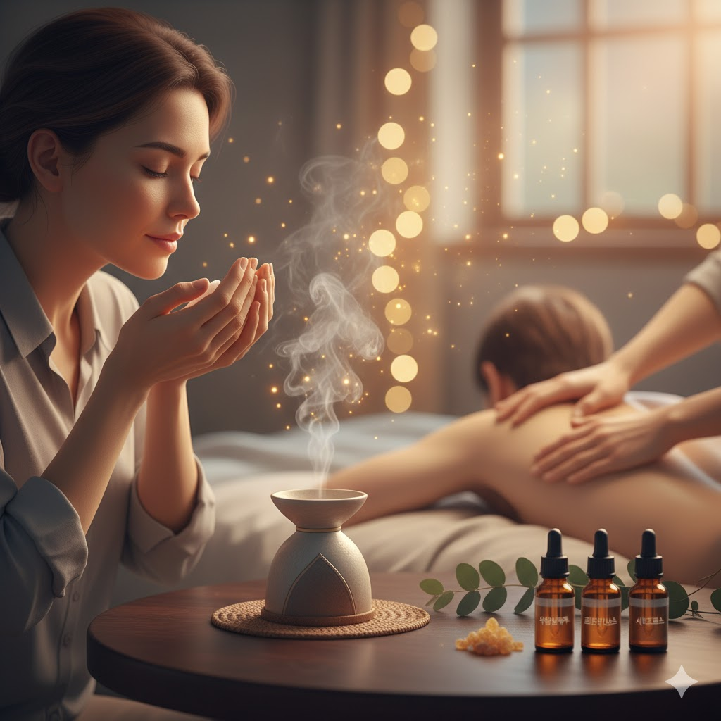 폐의 기능을 돕고 슬픔을 정화하는 가장 효과적인 방법은 흡입법과 경혈 마사지