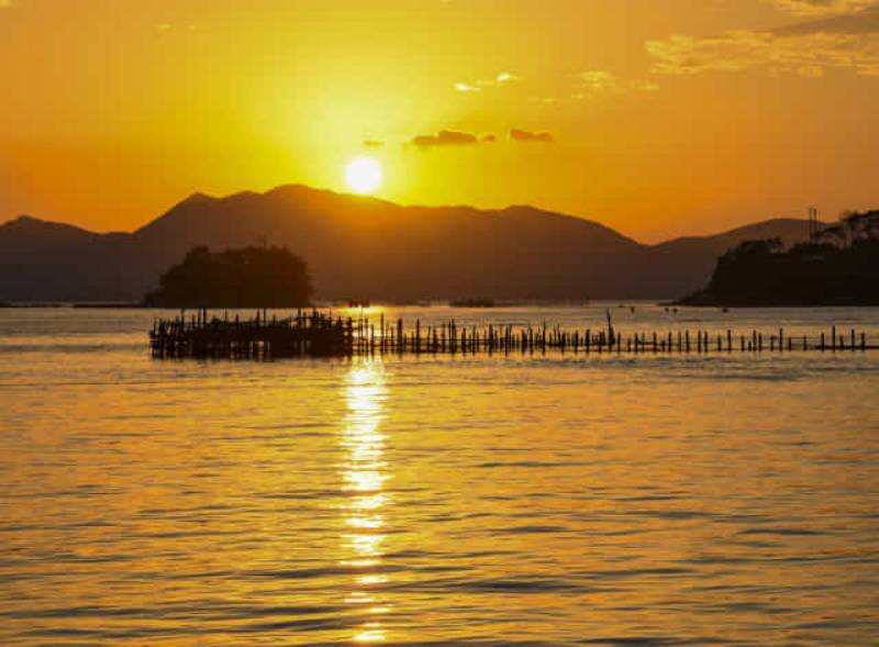 사천 실안낙조 일몰