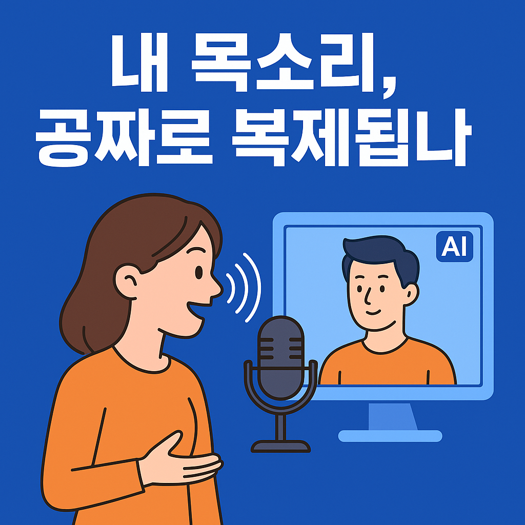 [AI 목소리 만들기 무료] 모르면 손해! 3초면 목소리 복제 끝