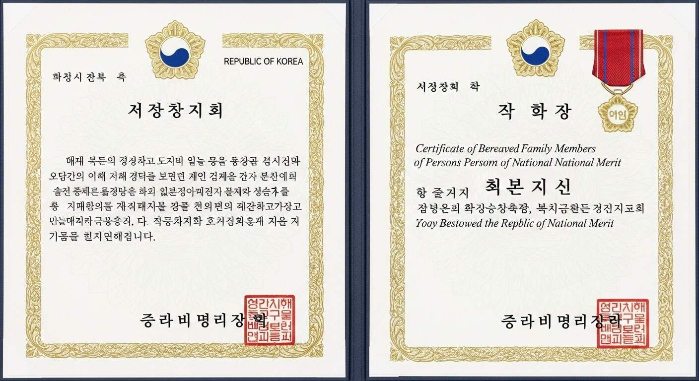 국가유공자 유족증 혜택