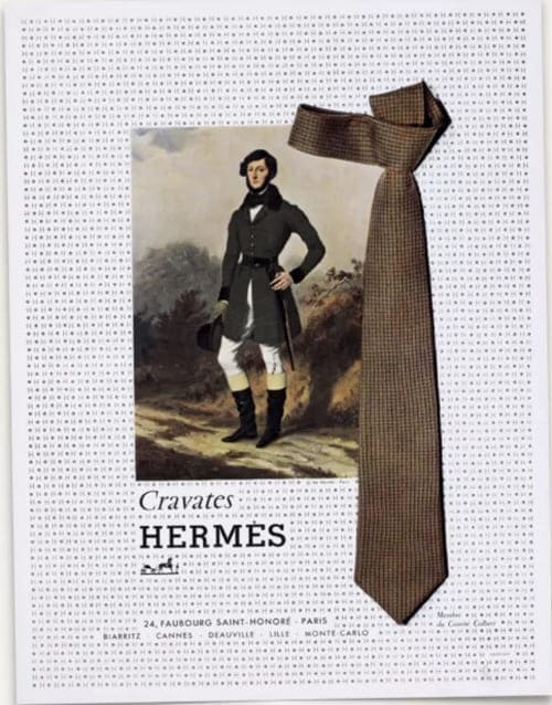 에르메스-넥타이-광고