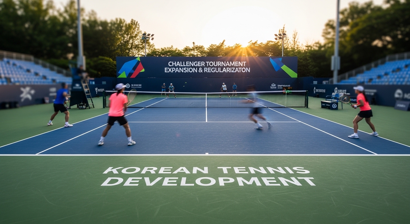 한국 테니스 발전을 위한 '챌린저 대회의 증설 및 정례화'