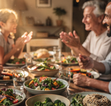 식이섬유 많은 일상 식탁