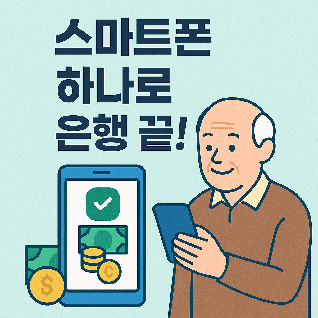 시니어 필수 금융앱 사용법 인터넷뱅킹&middot;간편송금 따라하기