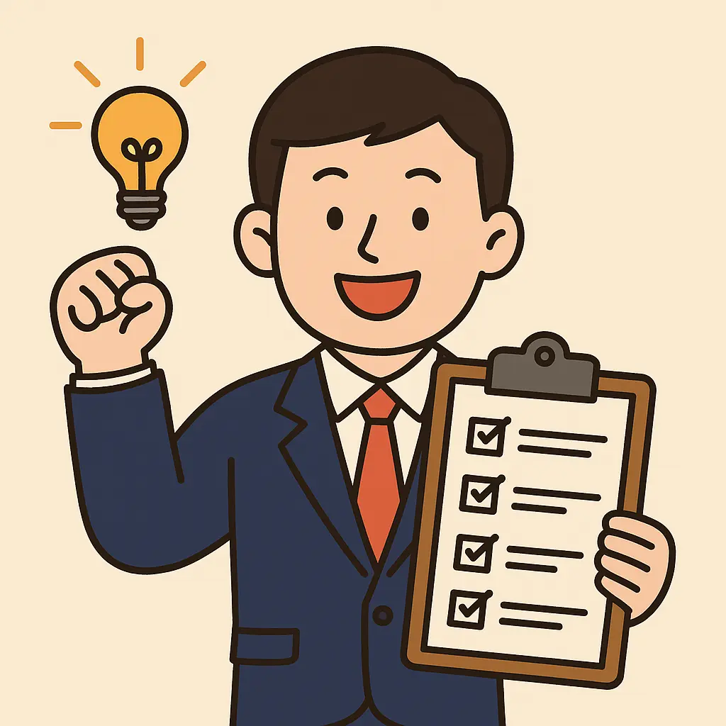 인원별 필수사항 체크하는 그림