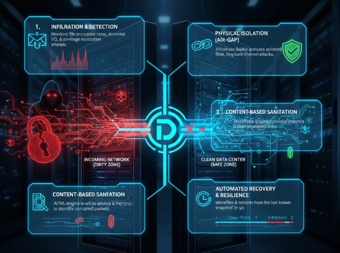 디포트리스의 랜섬웨어 방어 체계