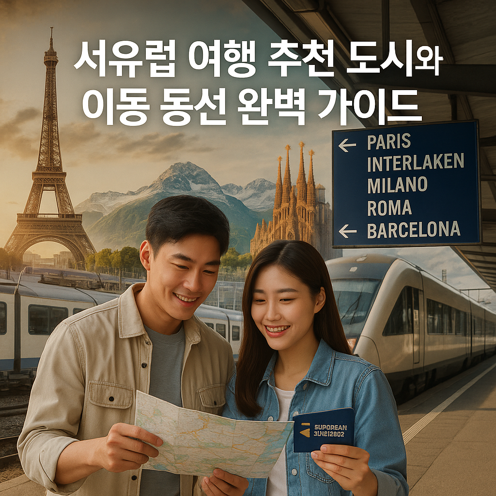 서유럽 여행 추천 도시와 이동 동선 완벽 가이드