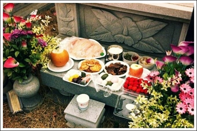 성묘상차림