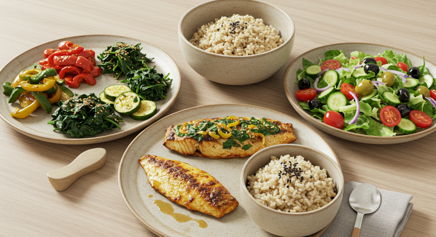 잡곡밥과 김치로 즐기는 한국형 지중해식 다이어트