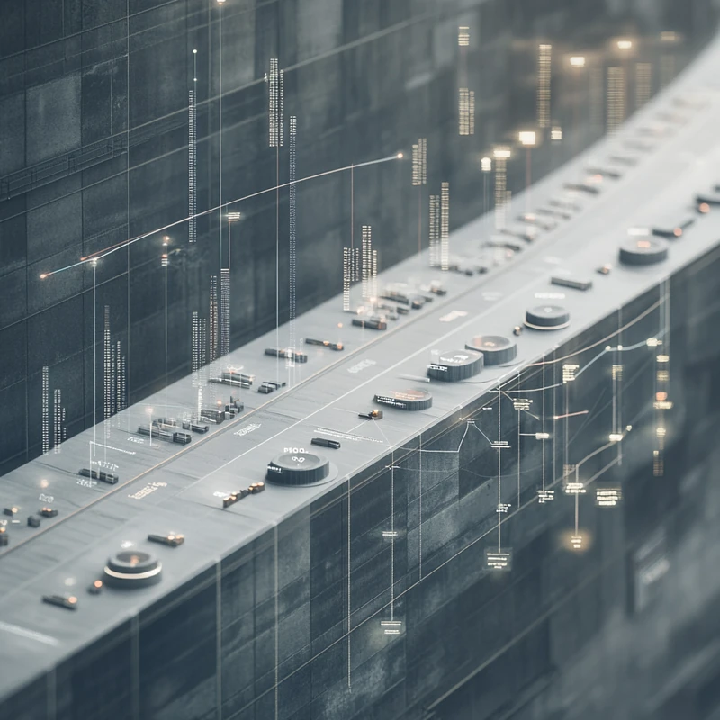 S&P500 실적주간 내 미국 기업 실적발표 일정에 맞춘 ETF 상품 변동성 포인트와 수익률 타이밍을 한눈에 보여주는 구조로, 실적 모멘텀, 변동성 분석, 투자시점, ETF 시장전략, 일정관리 키워드가 결합된 인상적인 타임라인