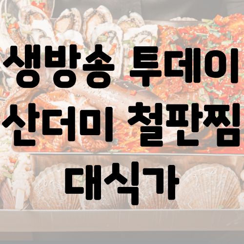 생방송 투데이 산더미 철판찜 대식가