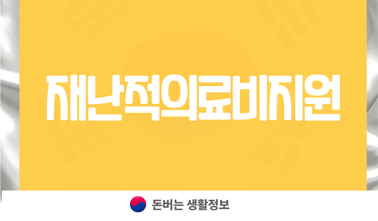 재난적의료비지원