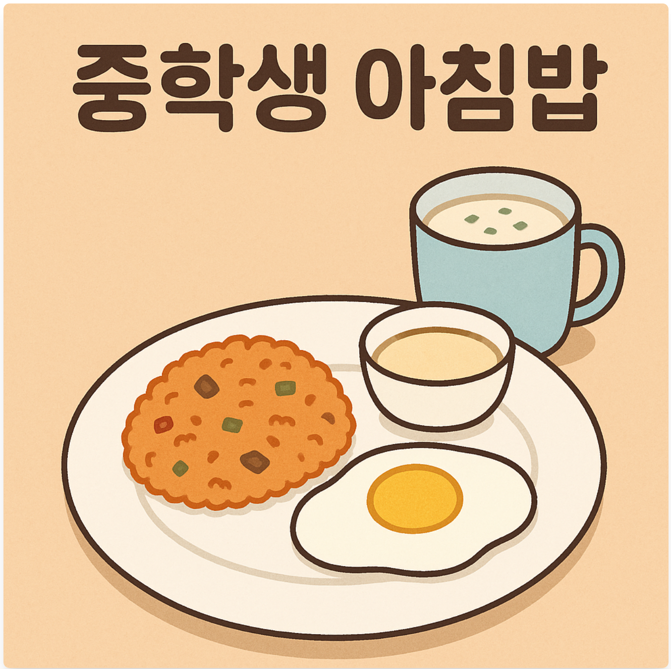 중학생아침밥추천