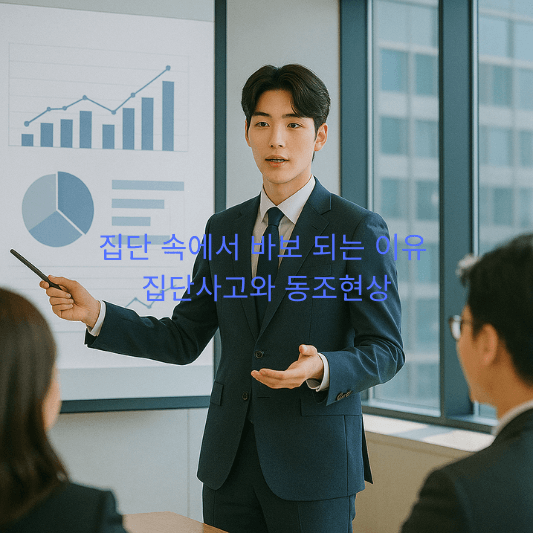 집단사고,동조현상,의사결정,심리학,조직심리,팀리더십,회의문화,프리모템,데빌스애드버킷,확증편향