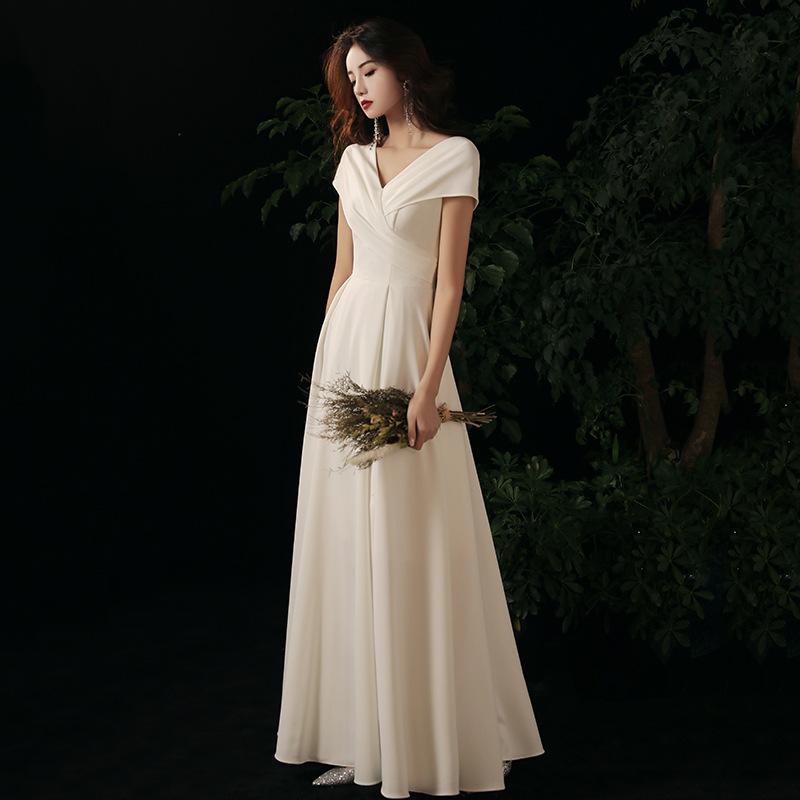 스몰웨딩드레스 셀프웨딩 돌잔치원피스 리마인드웨딩 예복 피로연 브라덜샤워